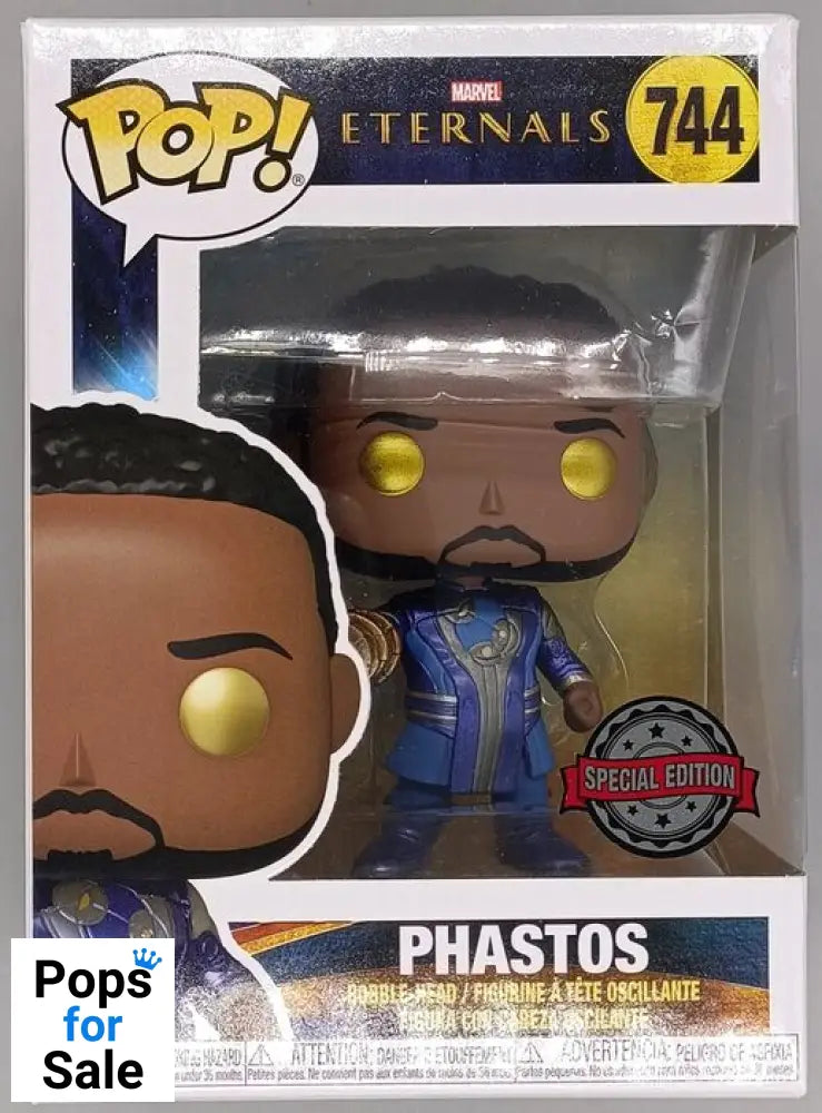 744 Phastos (w/ Weapon) - Marvel Eternals - Funko POP - Box Damaged
