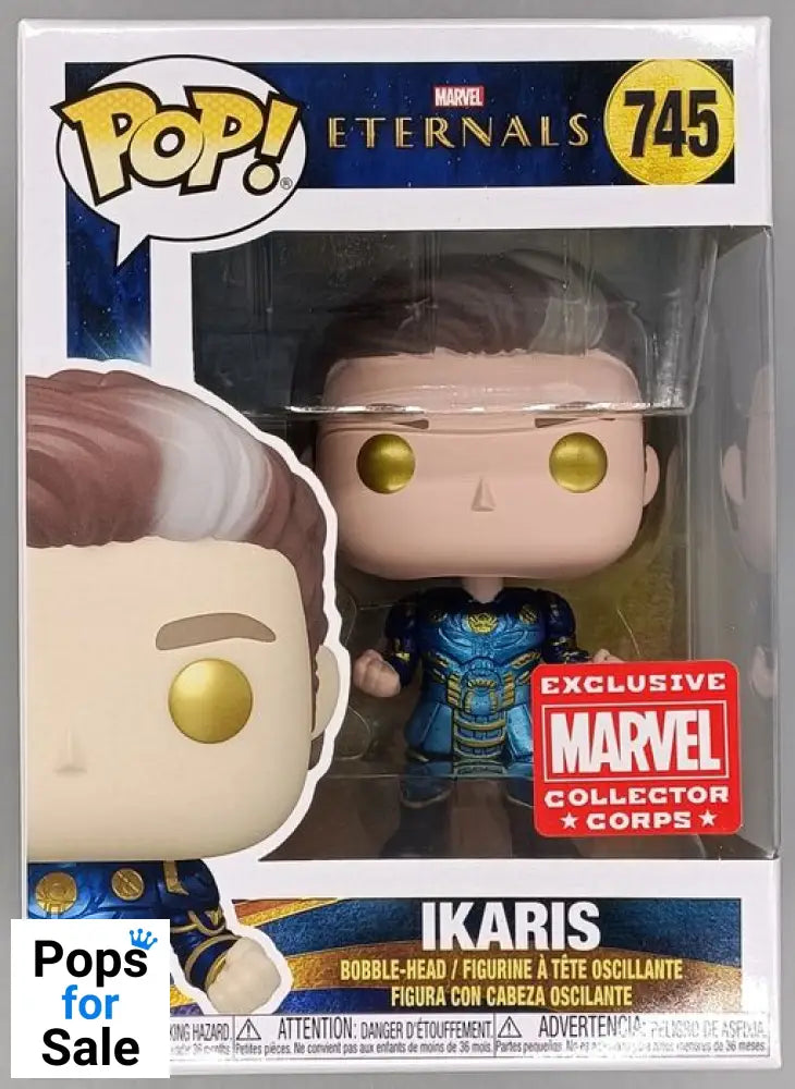 #745 Ikaris (Gold Eyes) - Marvel Eternals - Marvel Collector Corps Funko POP