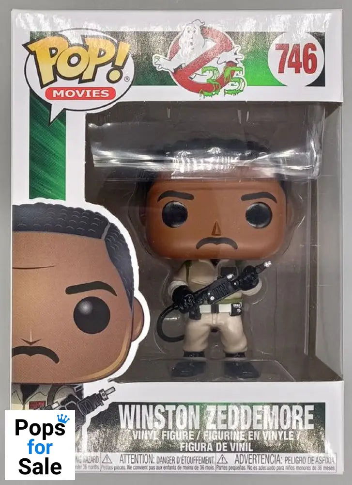 #746 Winston Zeddemore - Ghostbusters 35th Funko POP