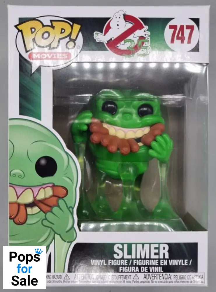 #747 Slimer (w/ Hot Dogs) - Ghostbusters Funko POP