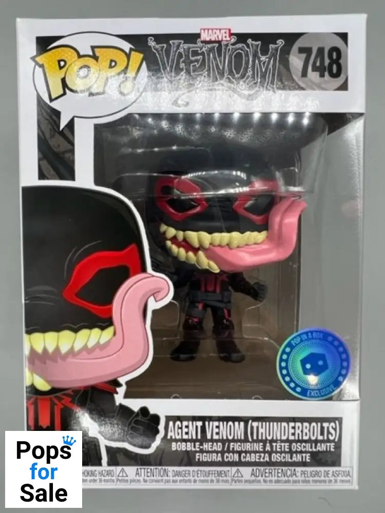 #748 Agent Venom (Thunderbolts) - Marvel Venom - Box Damaged Funko POP