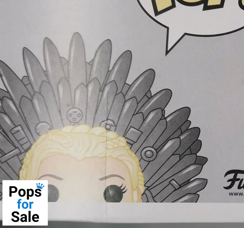 #75 Daenerys Targaryen (Iron Throne) Deluxe Game of T Box Damaged Funko POP