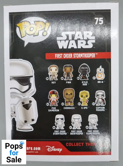 75 First Order Stormtrooper (Riot Gear) - Star Wars Funko POP