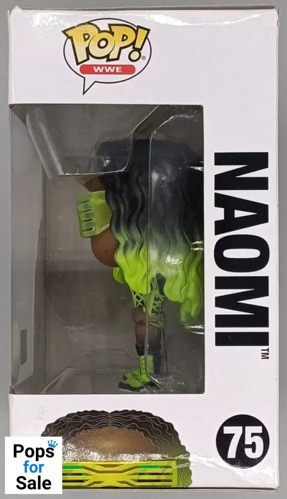 #75 Naomi - Glow Chase - WWE - Box Damaged Funko POP