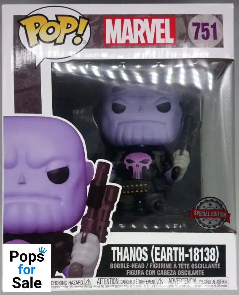 #751 Thanos (Earth-18138) - 6 Inch - Marvel - Box Damaged Funko POP