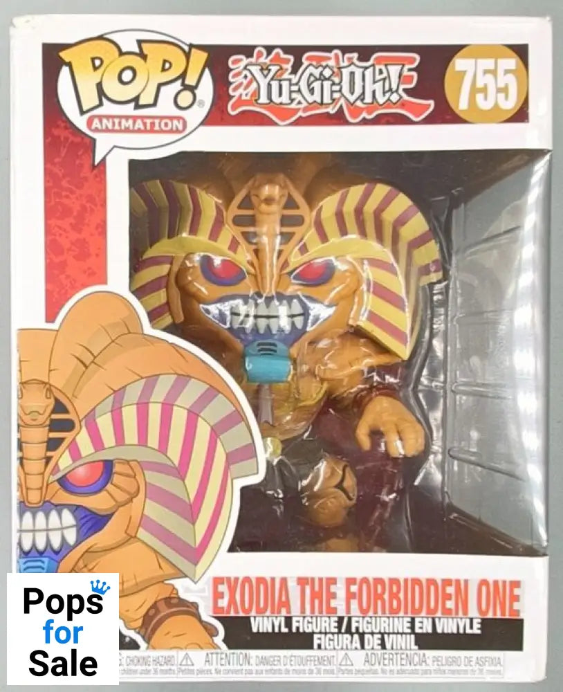 755 Exodia the Forbidden One - 6 Inch - Yu-Gi-Oh - Damaged Box Funko POP