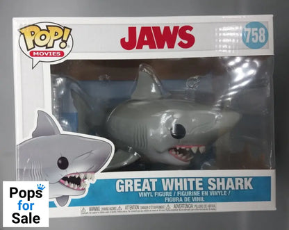 758 Great White Shark - 6 Inch - JAWS Funko POP