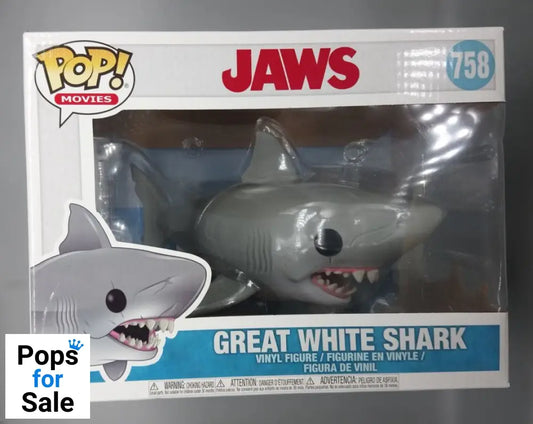 758 Great White Shark - 6 Inch - JAWS Funko POP