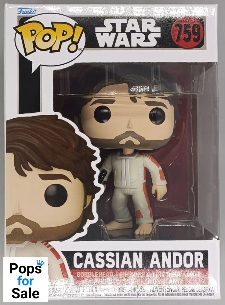 759 Cassian Andor - Star Wars Andor Funko POP