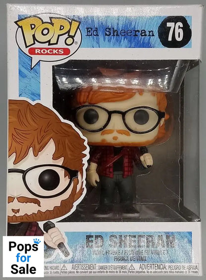 76 Ed Sheeran - Rocks - Box Damaged Funko POP