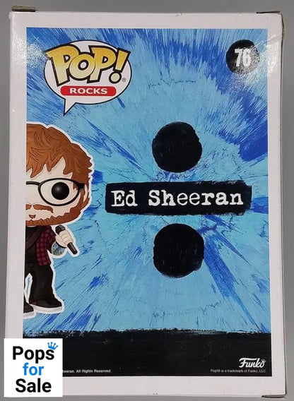 76 Ed Sheeran - Rocks - Box Damaged Funko POP
