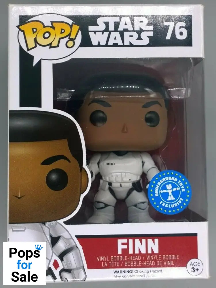 #76 Finn (Stormtrooper) Star Wars The Force Awakens Funko POP