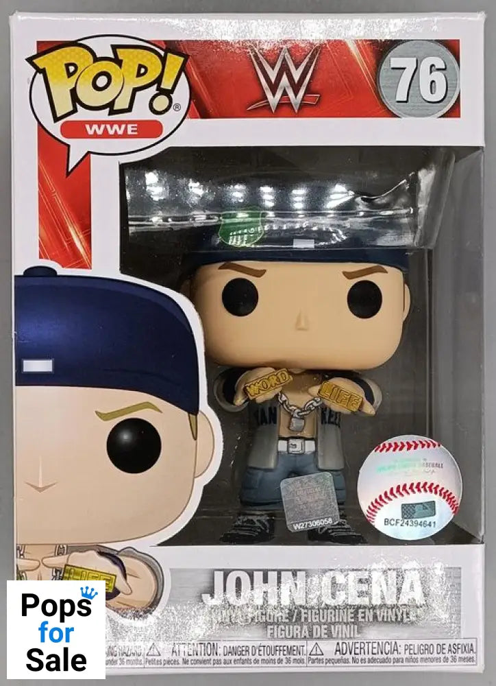 #76 John Cena (Dr. of Thuganomics) - WWE - Box Damaged Funko POP