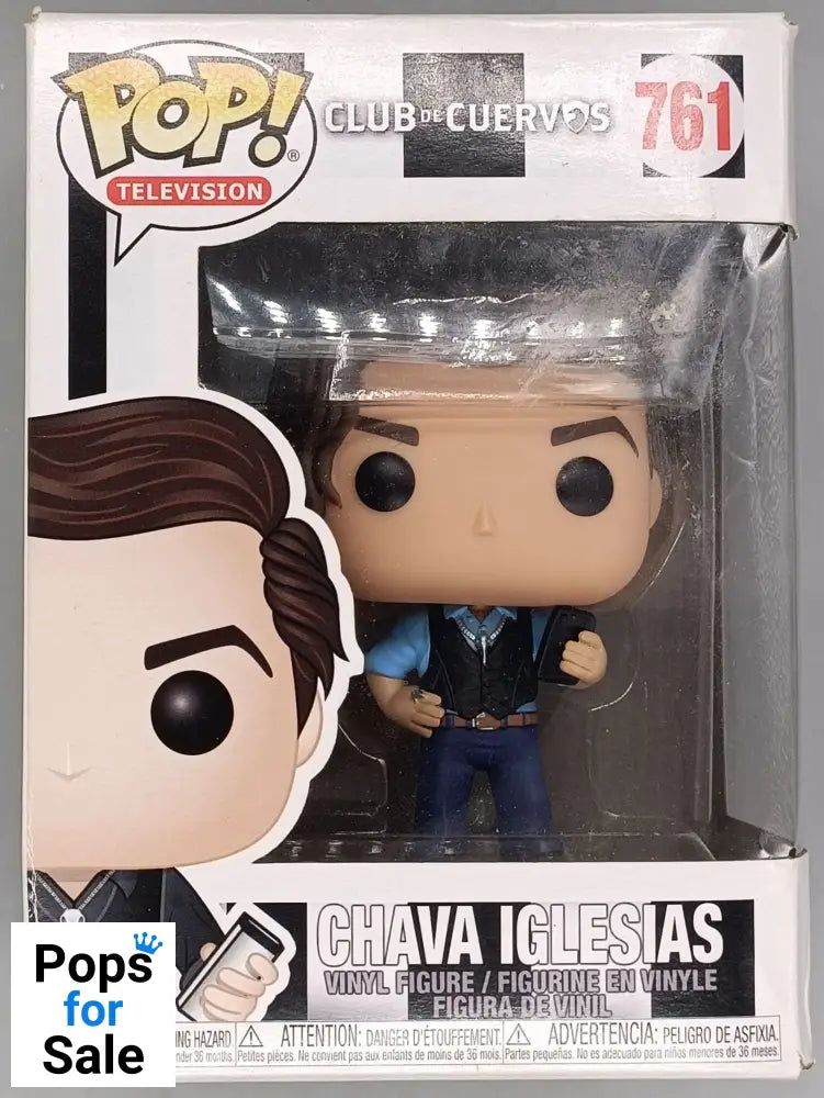 761 Chava Iglesias - Club Of Cuervos - Funko POP - Box Damaged