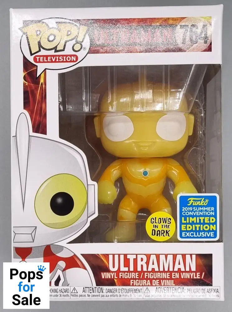 #764 Ultraman - Glow - Pop Television - Ultraman Funko POP