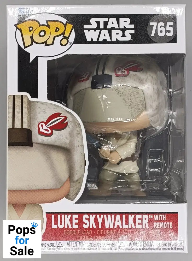 765 Luke Skywalker with Remote - Star Wars Funko POP - Brand New