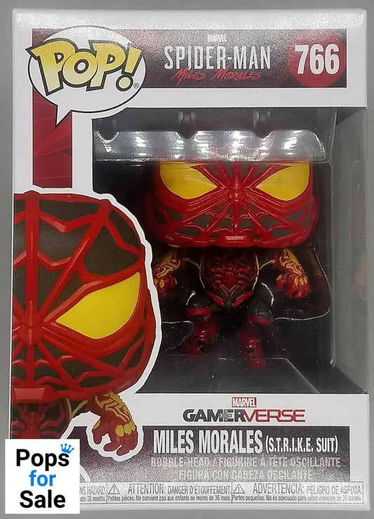 #766 Miles Morales (S.T.R.I.K.E. Suit) Marvel Spider-Man Funko POP