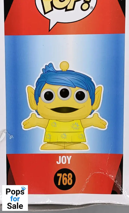 #768 Joy (Alien) - Disney Toy Story Inside Out - Box Damaged Funko POP