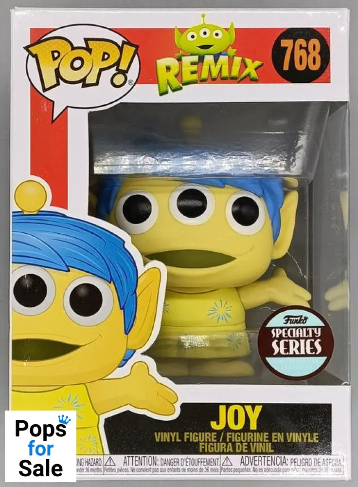 #768 Joy (Alien) - Disney Toy Story Inside Out Funko POP