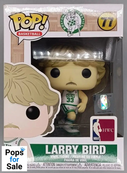 #77 Larry Bird - NBA Legends - (Celtics home) - Box Damaged Funko POP