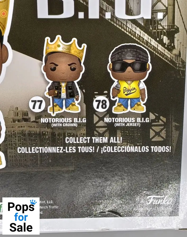 #77 Notorious B.I.G. (with Crown) - Box Damaged Funko POP