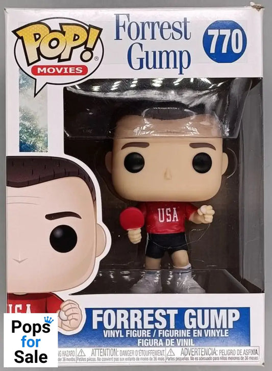 #770 Forrest Gump (Ping Pong) - Forrest Gump Box Damaged Funko POP