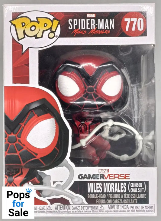 770 Miles Morales (Crimson Cowl Suit) - Marvel Spider-Man - Funko POP - Box Damaged