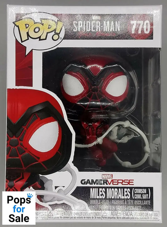 770 Miles Morales (Crimson Cowl Suit) - Spider-Man Funko POP