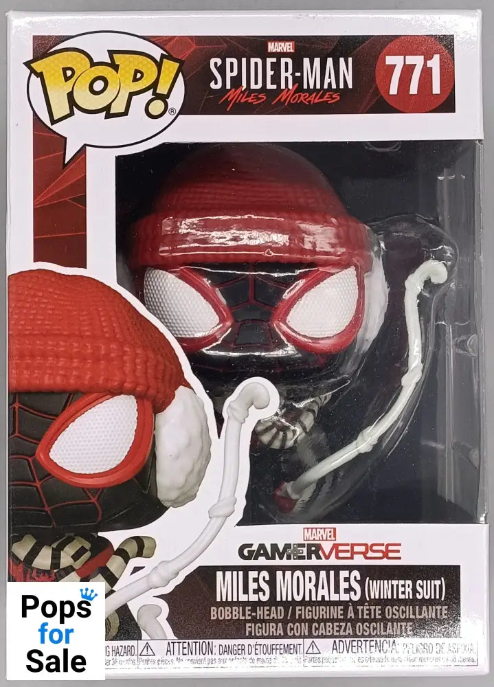 771 Miles Morales (Winter Suit) - Marvel Spider-Man - Funko POP - Box Damaged