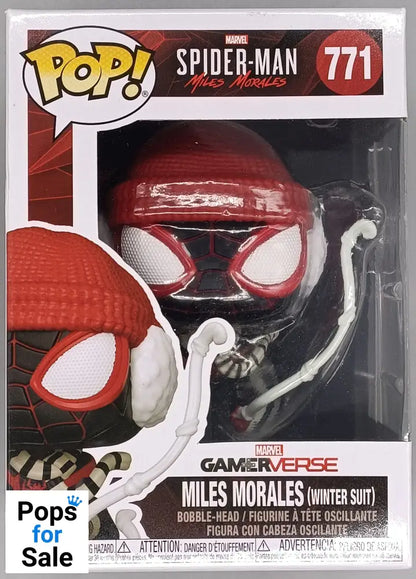771 Miles Morales (Winter Suit) - Marvel Spider-Man - Funko POP - Box Damaged
