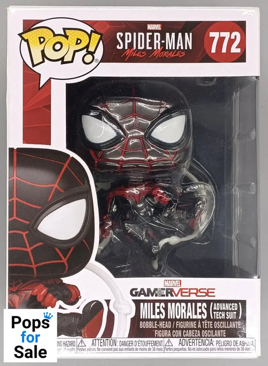 772 Miles Morales (Advanced Tech Suit) - Marvel Spider-Man - Funko POP - Box Damaged