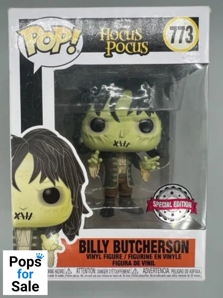 773 Billy Butcherson - Disney Hocus Pocus - Box Damaged Funko POP