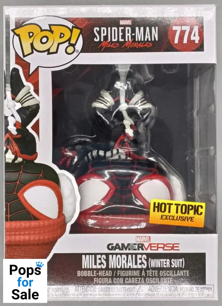 #774 Miles Morales (Winter Suit- Upside) Marvel Spider-Man Funko POP