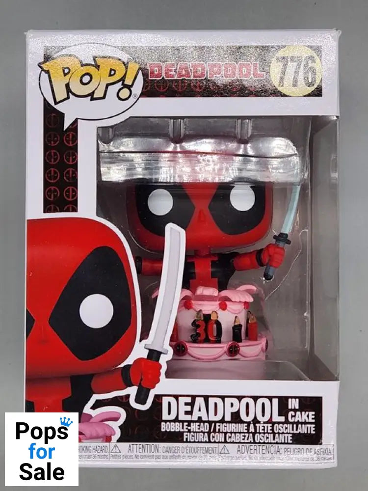 776 Deadpool (in Cake) - Marvel - Funko POP - Box Damaged
