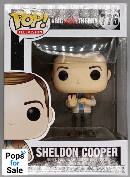 #776 Sheldon Cooper (Live Long and Prosper) Big Bang Box Damaged Funko POP