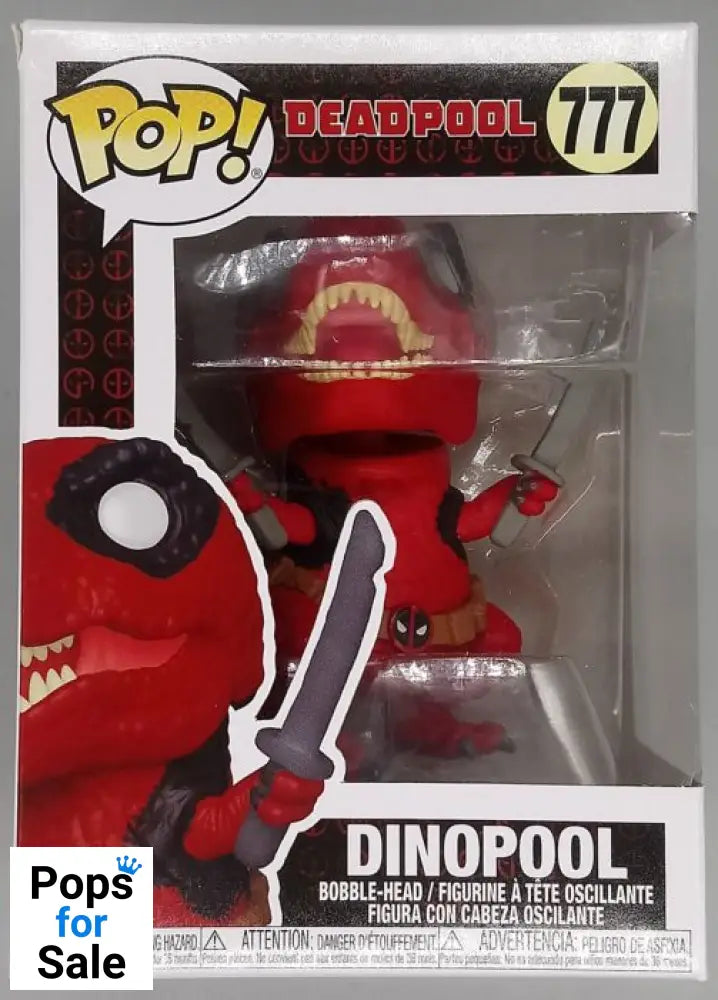 #777 Dinopool - Marvel Deadpool - Box Damaged Funko POP