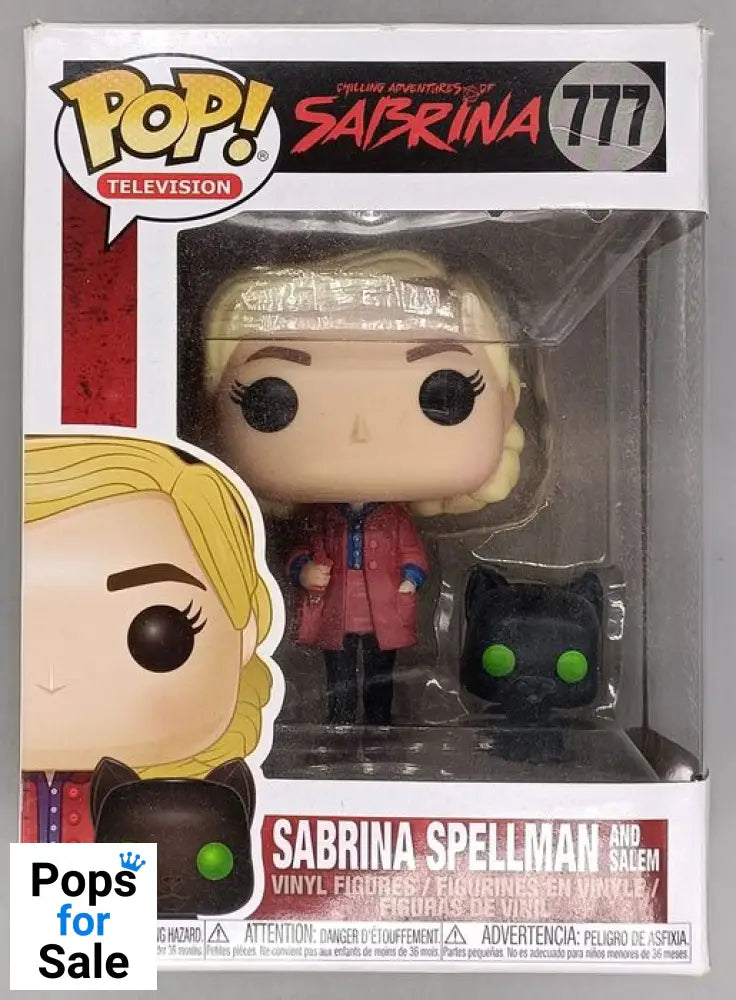 777 Sabrina Spellman (and Salem) Chilling Adventures of Sabrina - Horror - Box Damaged Funko POP