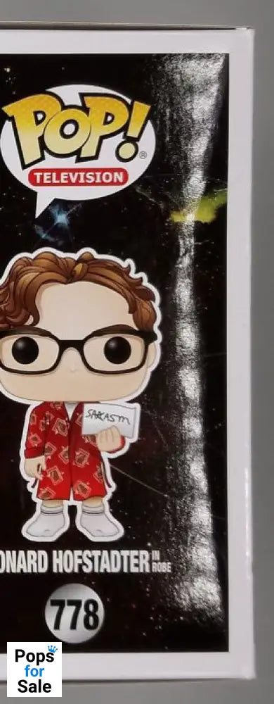 #778 Leonard Hofstadter (in Robe) Big Bang Theory Box Damaged Funko POP