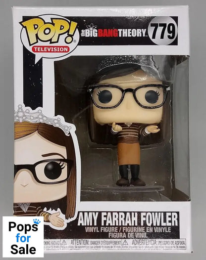 779 Amy Farrah Fowler (w/ Tiara) - Big Bang Theory Funko POP - Box Damaged
