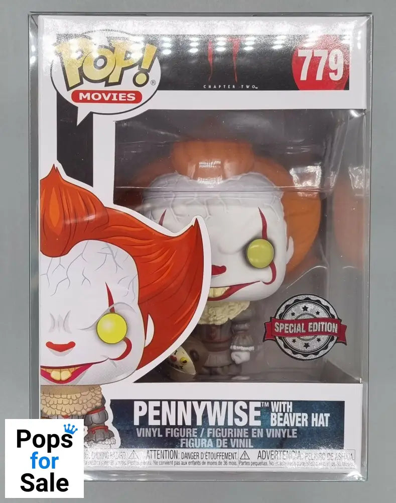 #779 Pennywise (with Beaver Hat) - IT - Horror Funko POP