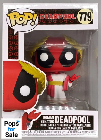 #779 Roman Senator Deadpool - Marvel - Box Damaged Funko POP