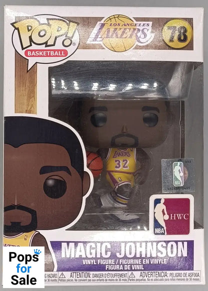 78 Magic Johnson - NBA LA Lakers - Funko POP - Box Damaged