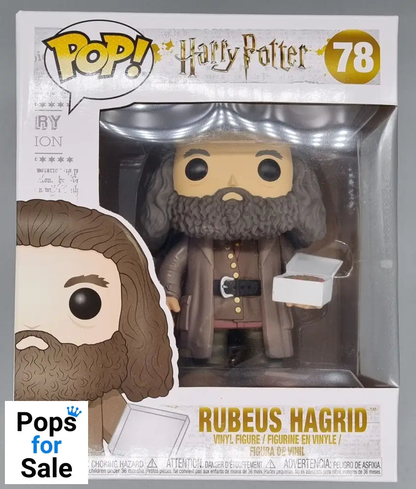 78 Rubeus Hagrid (w/ Birthday Cake) 6 Inch - Harry Potter Funko POP