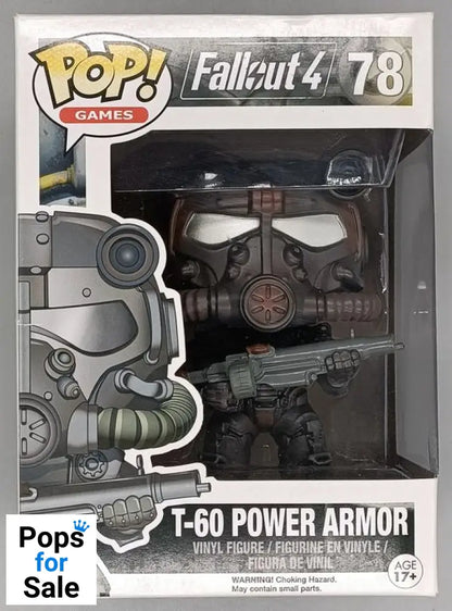 78 T-60 Power Armor - Fallout 4 - Funko POP - Box Damaged