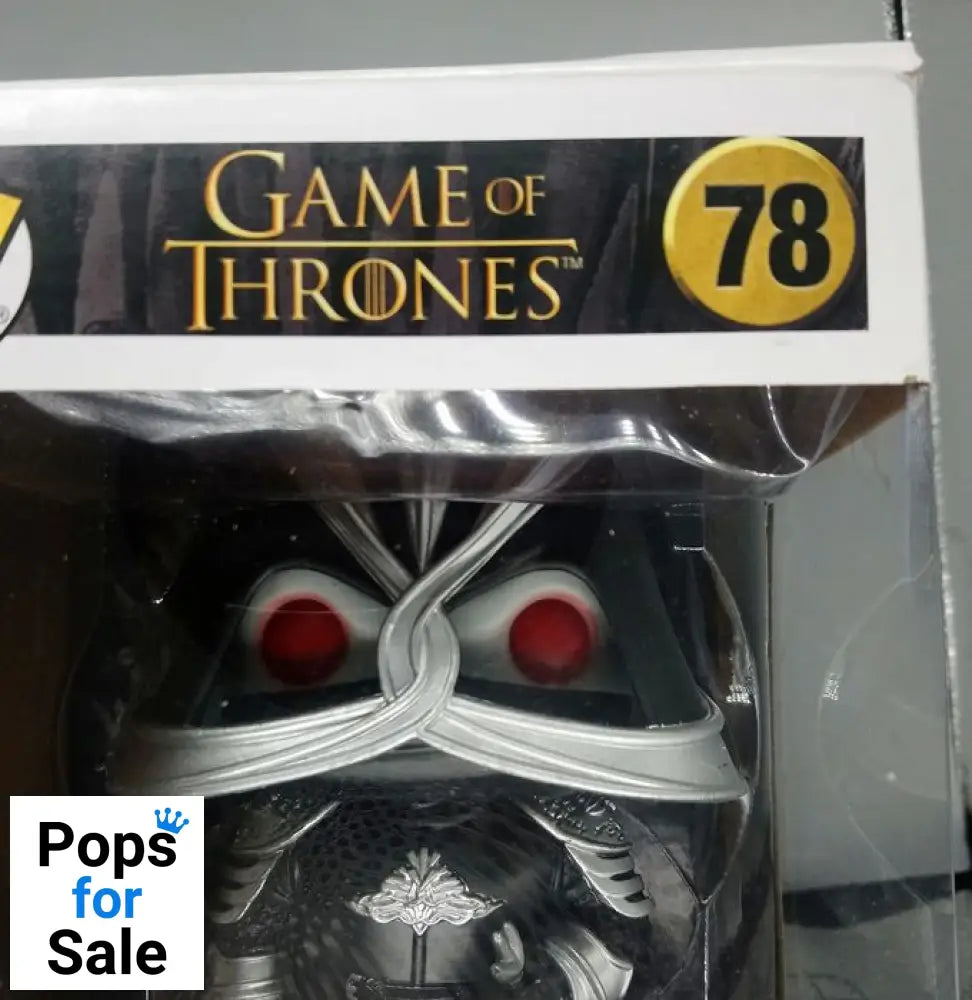 #78 The Mountain (Masked) - 6 Inch - Game of Thrones Box Damaged Funko POP