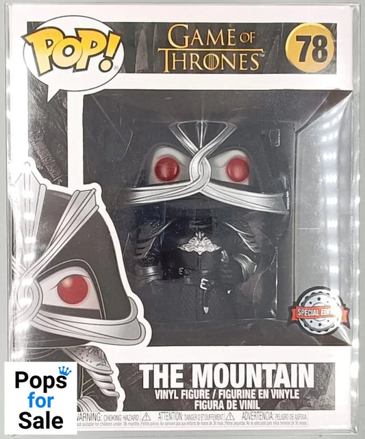 #78 The Mountain (Masked) - 6 Inch - Game of Thrones Funko POP