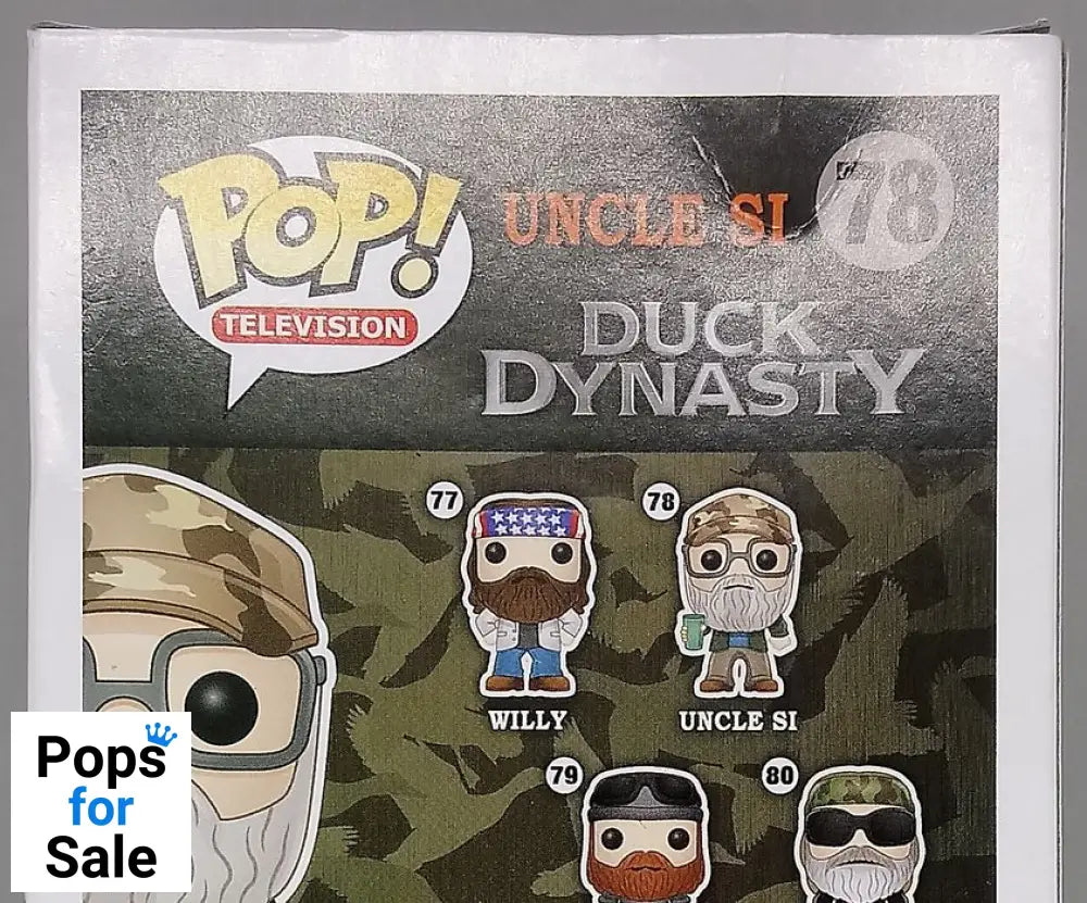 #78 Uncle Si - Duck Dynasty - Box Damaged Funko POP