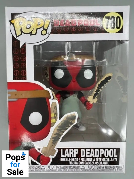 #780 LARP Deadpool - Marvel - Box Damaged Funko POP