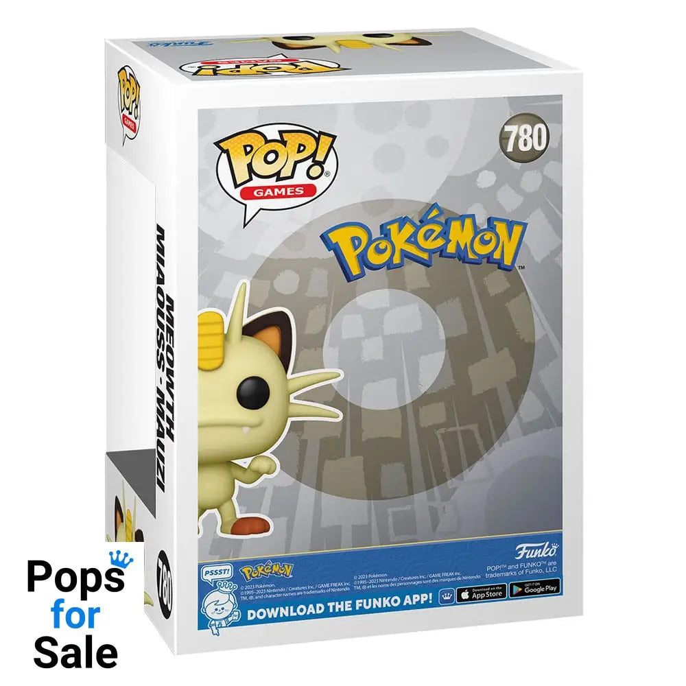 780 Meowth - Pokemon Brand New Funko Pop In Protector