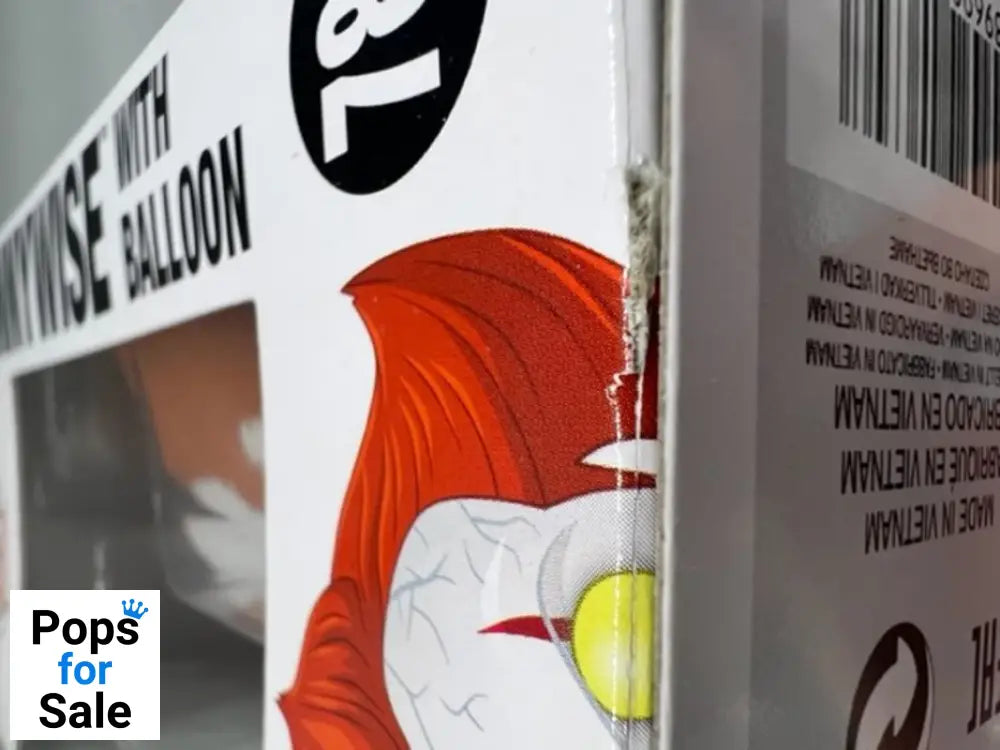 780 Pennywise (with Balloon) Horror IT: Chapter 2 Funko POP - Box Damaged